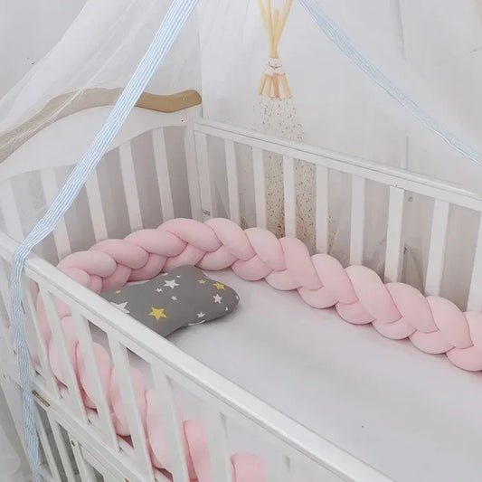 tresse de lit rose confortable sécurité bassinette bébé sommeil