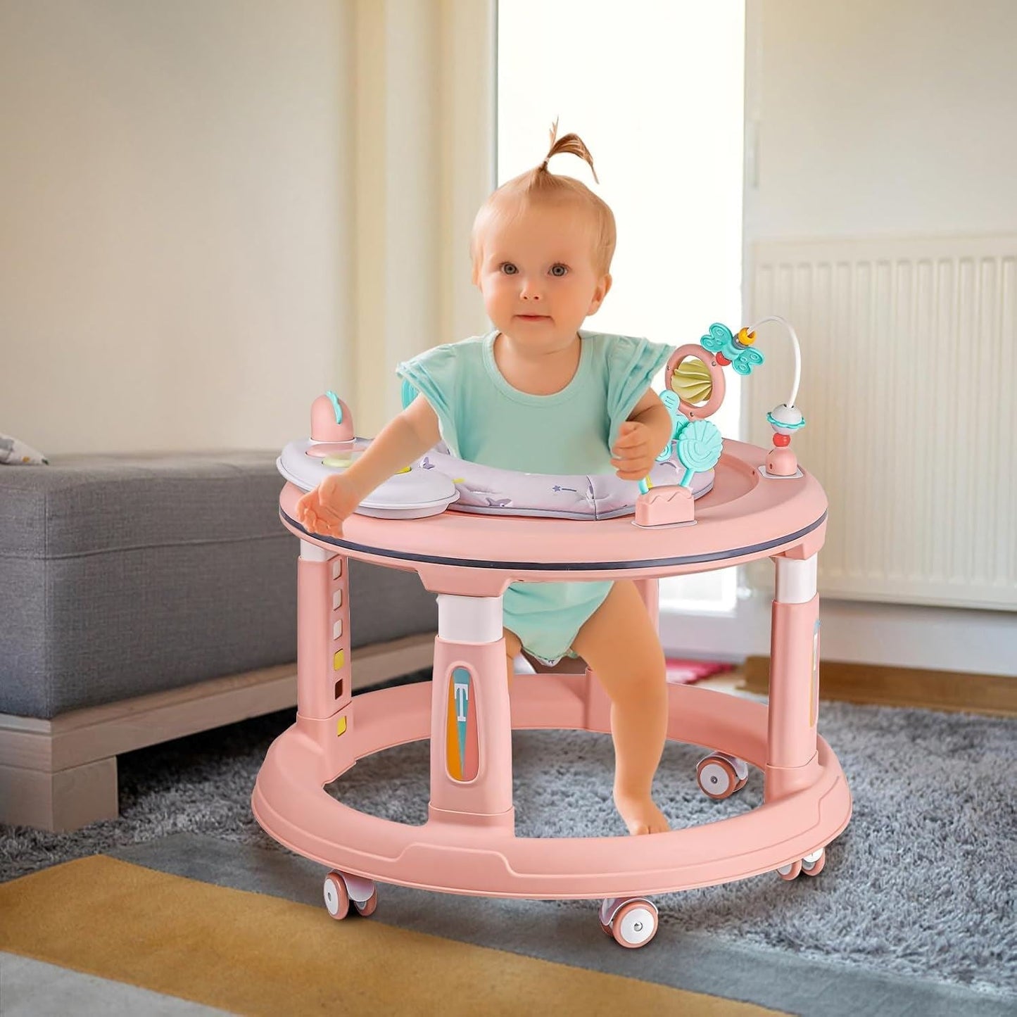 Trotteur pour Bébé - TrotteurBabyMove™ - Rose - Bebe Shower Chez Gisele