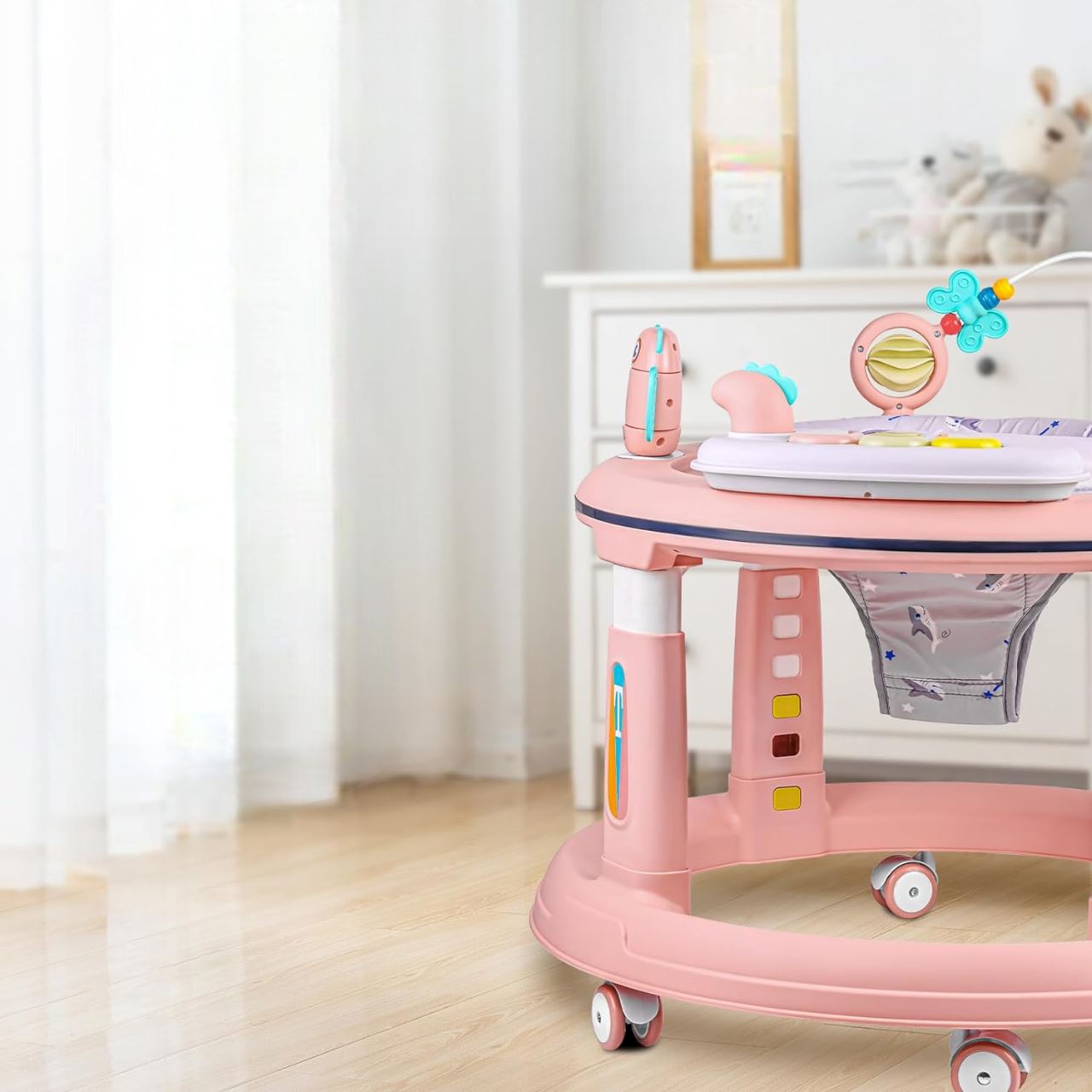 Trotteur pour Bébé - TrotteurBabyMove™ - Rose - Bebe Shower Chez Gisele